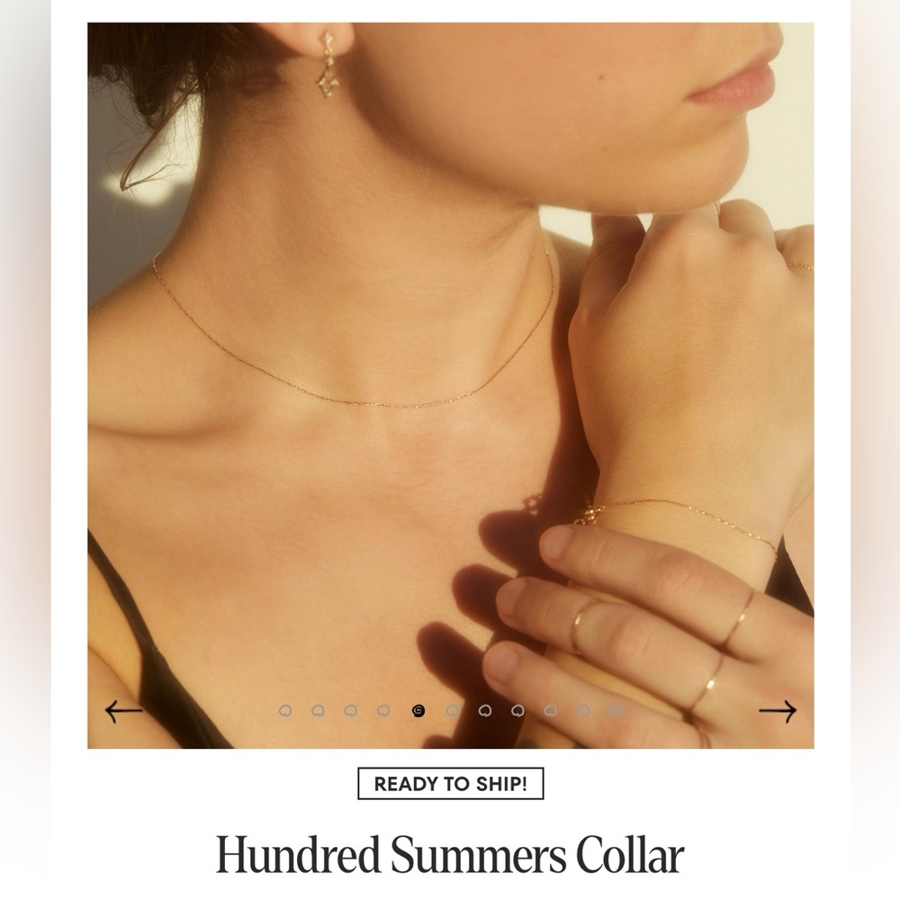 Catbird Hundred Summers Choker Necklace